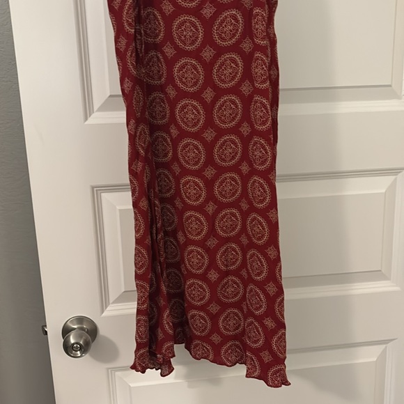 Brandy Melville dark red slip dress SZ small medium made in Italy boho chic - Picture 15 of 16
